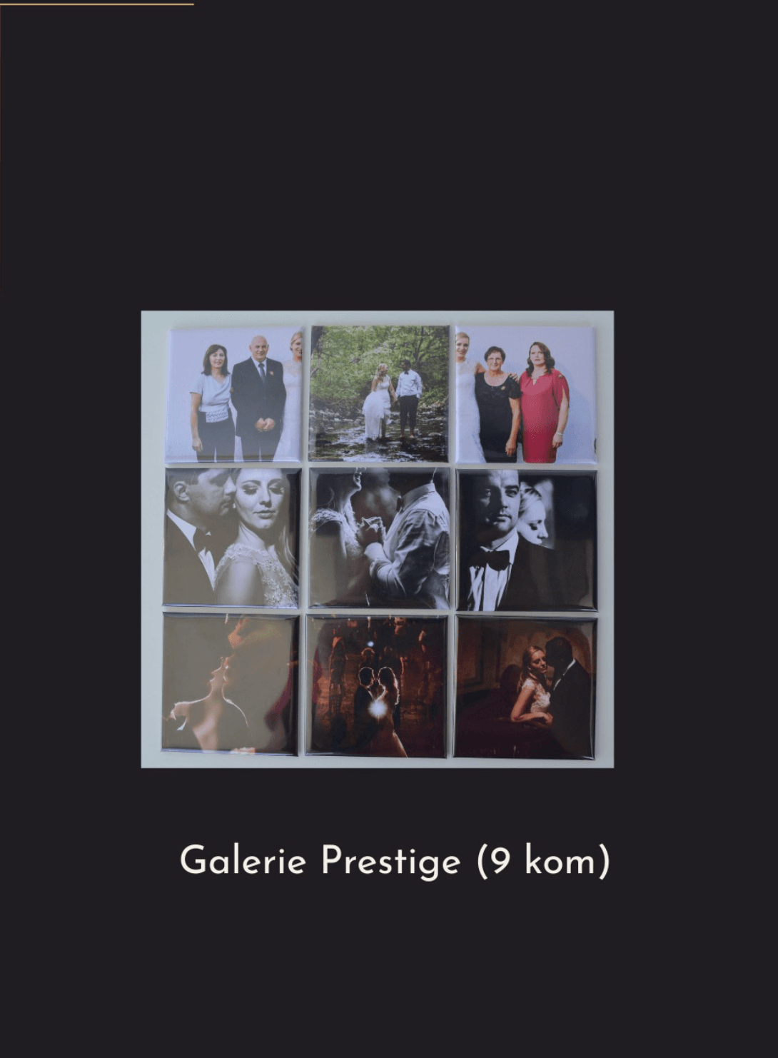 Galerie Prestige - 9 personaliziranih foto magneta